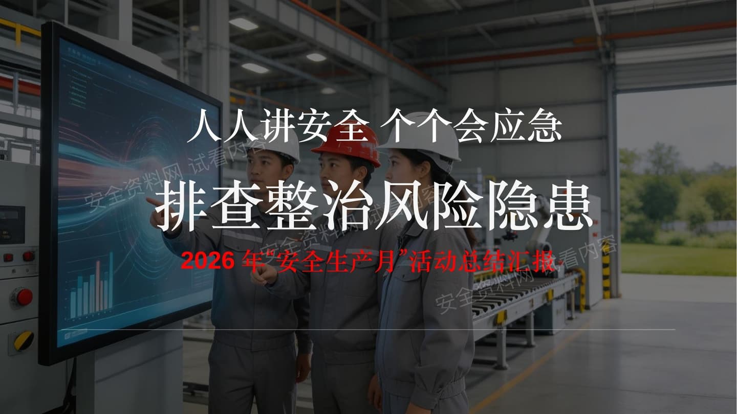 企业安全月活动总结报告