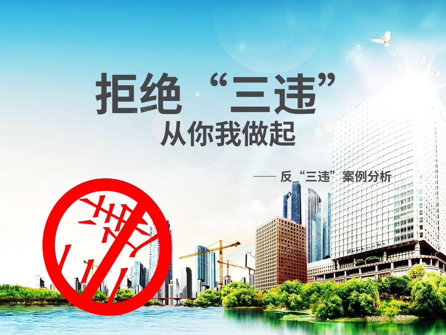全员反三违培训