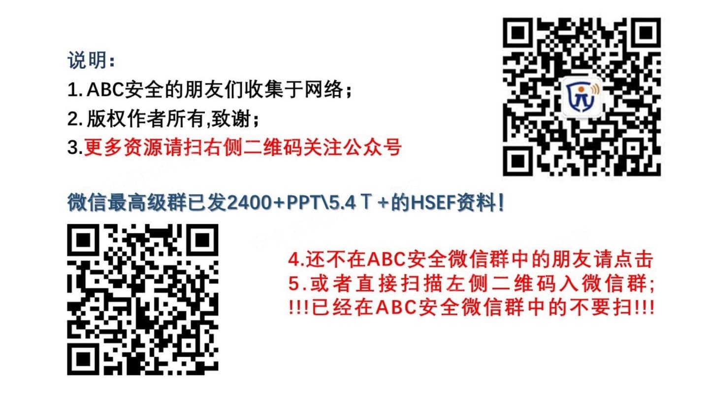 全员安全生产基础培训