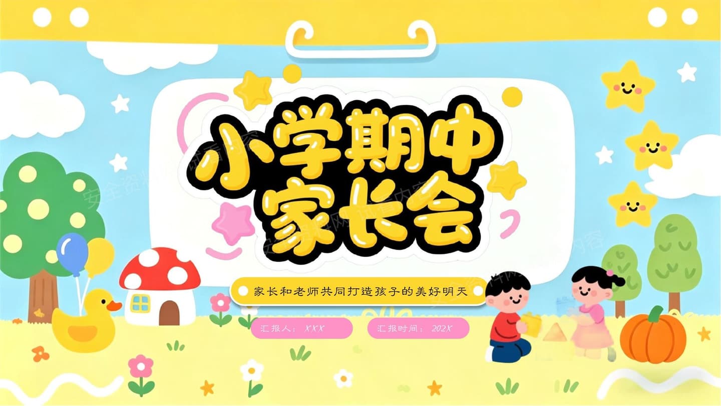 小学期中家长会