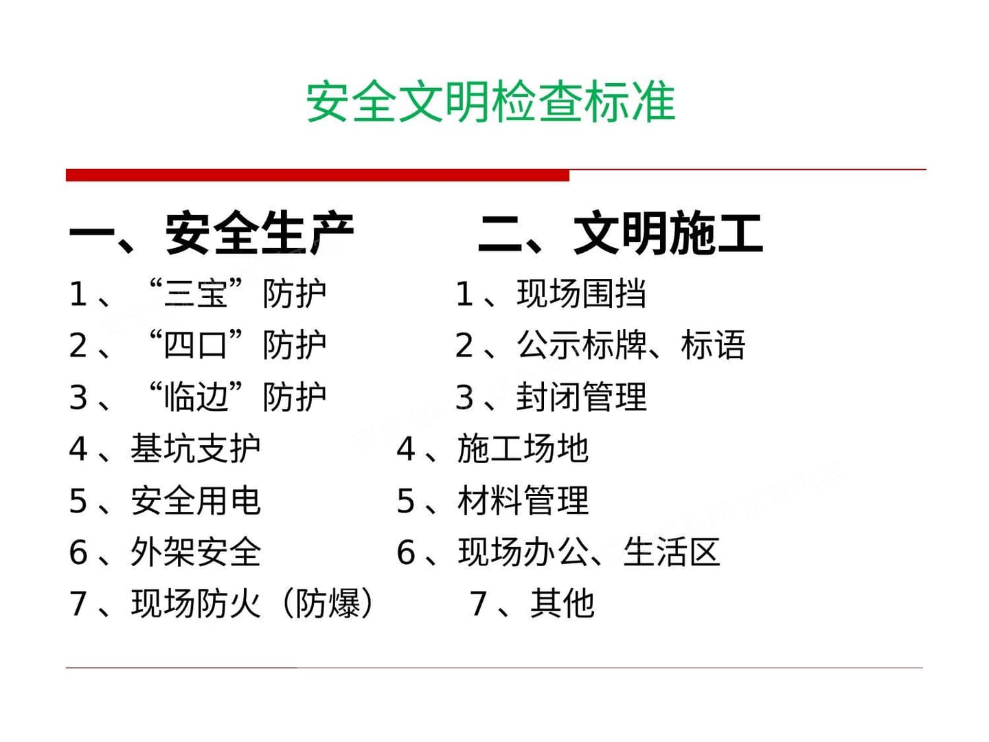 建筑工程安全文明施工全套检查标准 附图