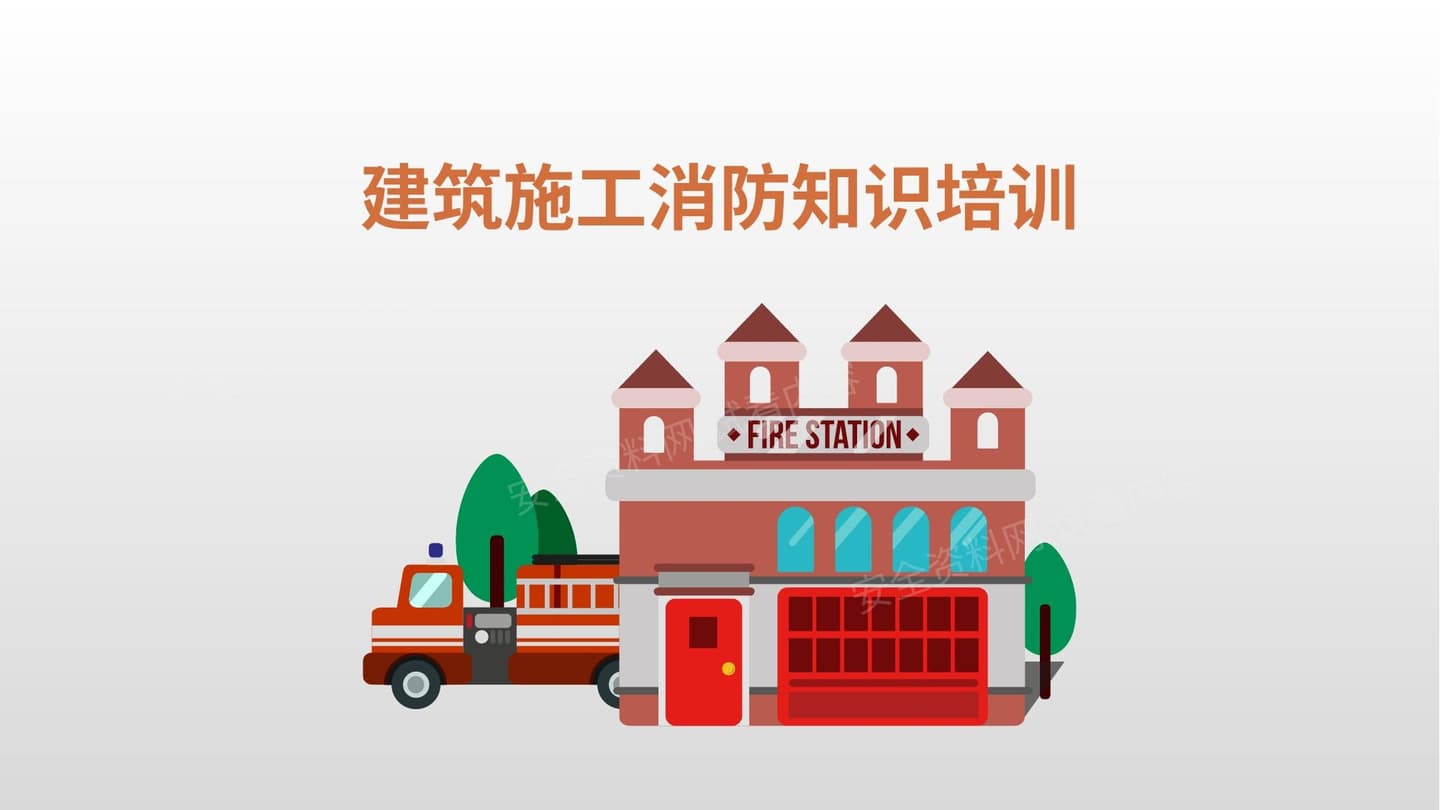建筑施工消防知识培训