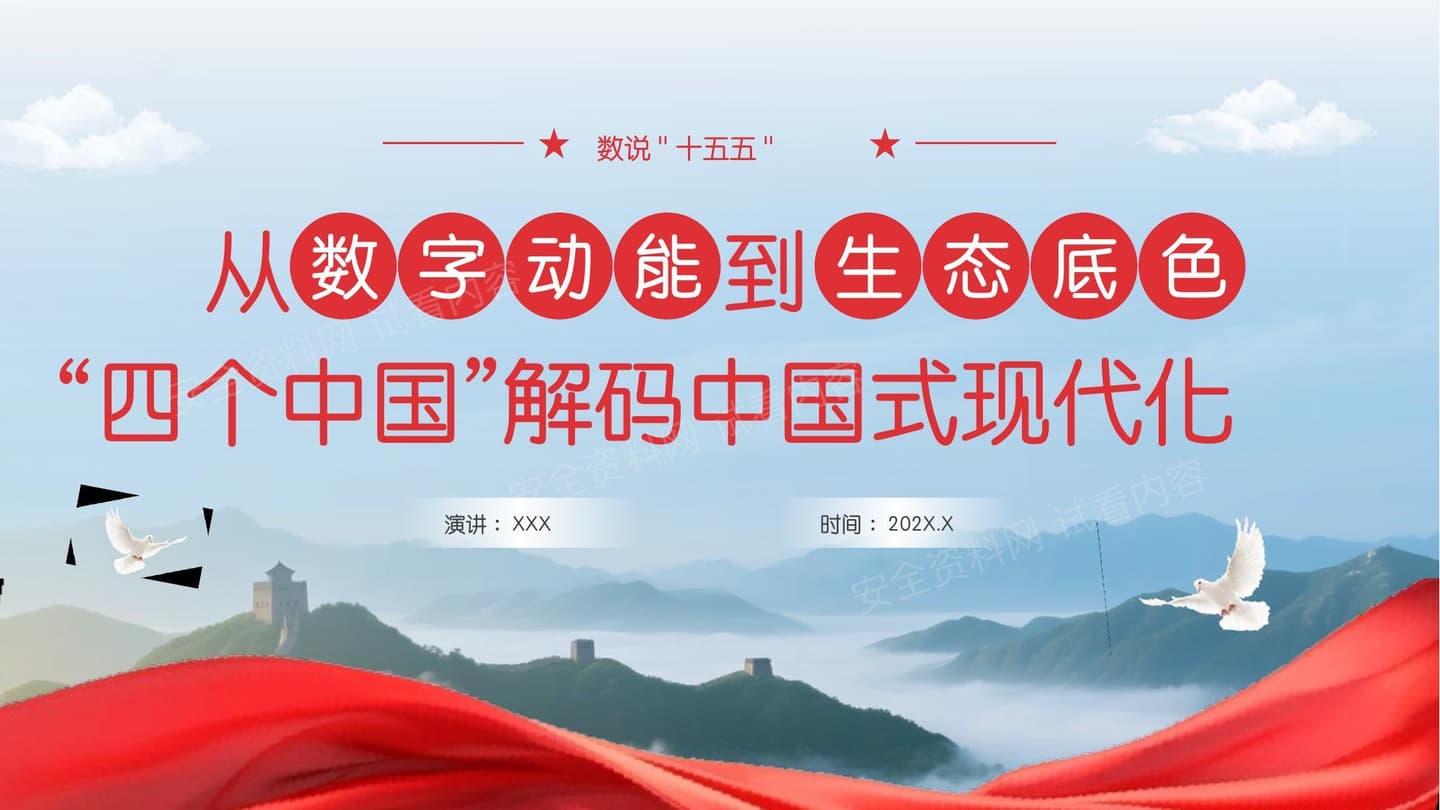 数说十五五中国式现代化专题