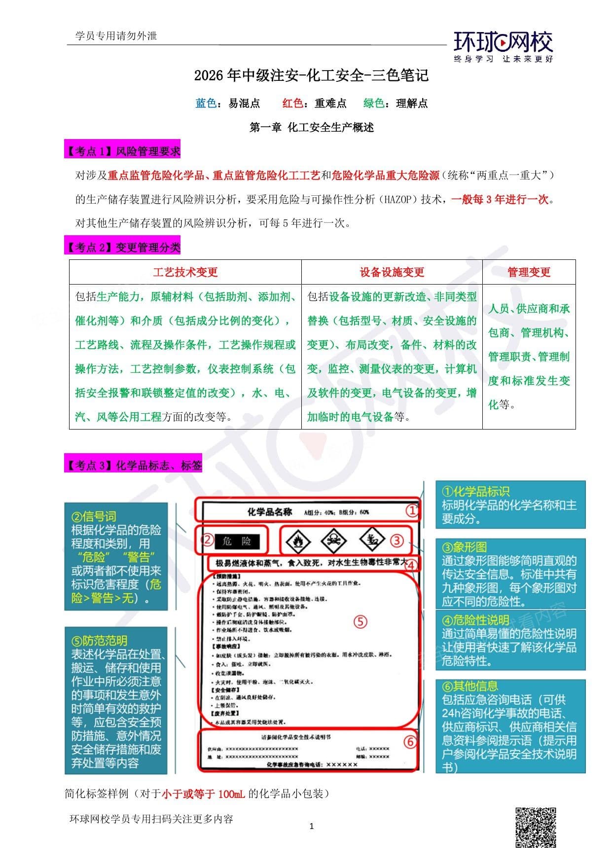 注安化工 · 注安化工-三色笔记