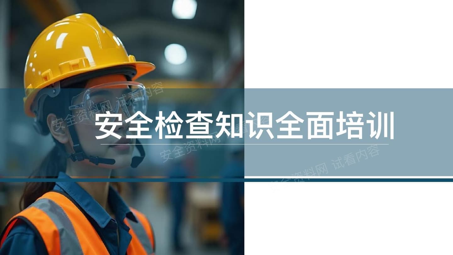 2026年如何做好安全检查知识全面培训