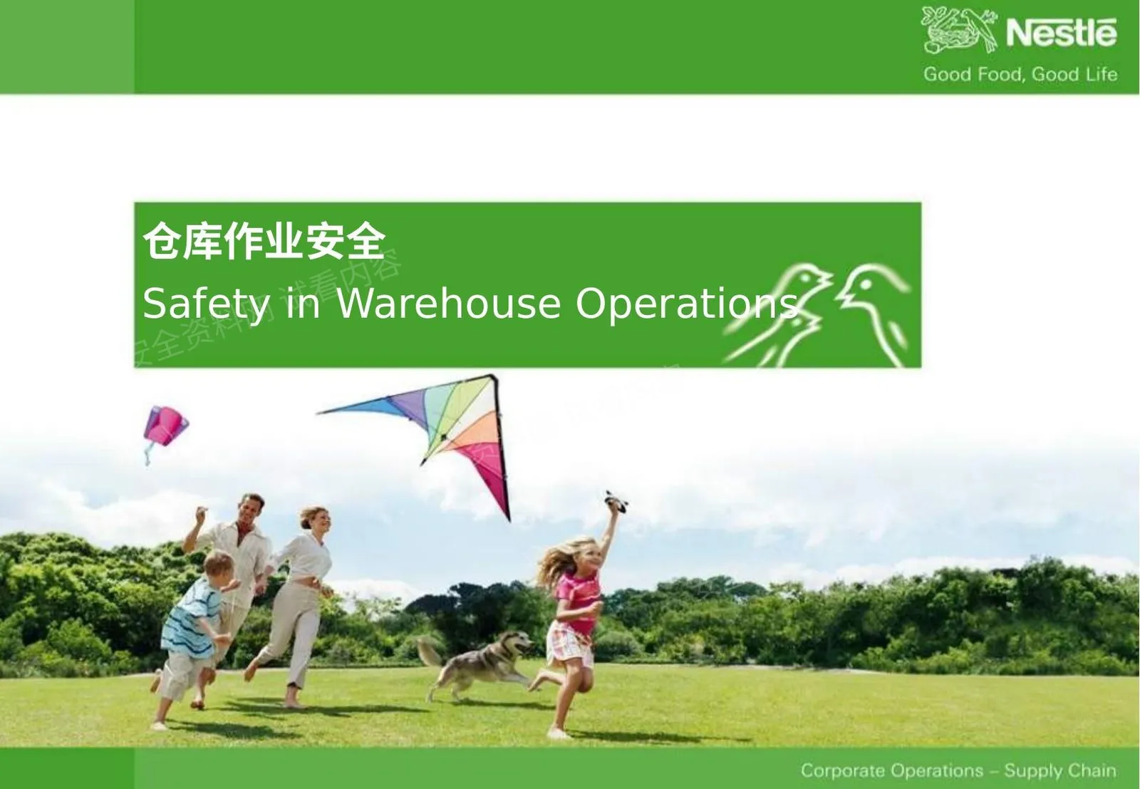 仓库仓储作业安全 第 1 页预览