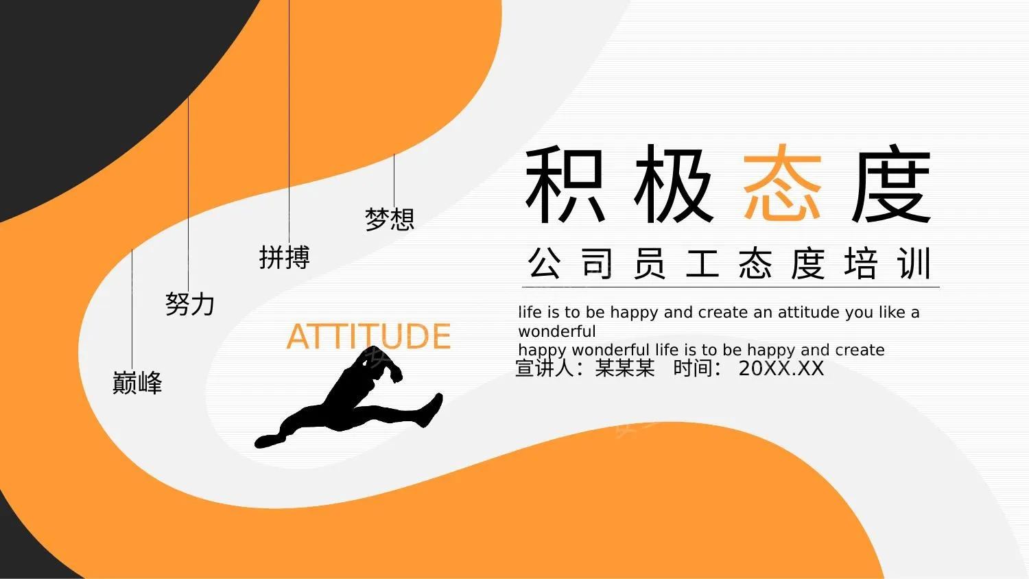 公司员工态度培训课程 第 1 页预览