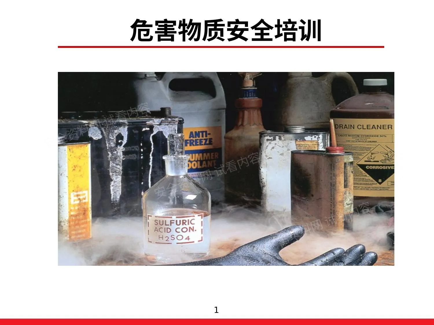 危害物质安全培训Hazardous Material Handling Training CN 第 1 页预览