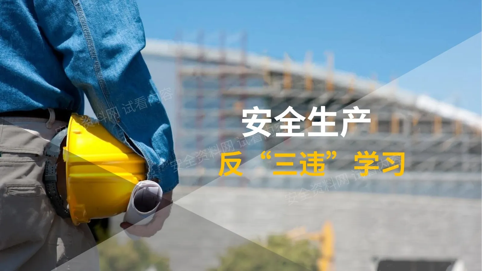 反“三违”培训课件 第 1 页预览