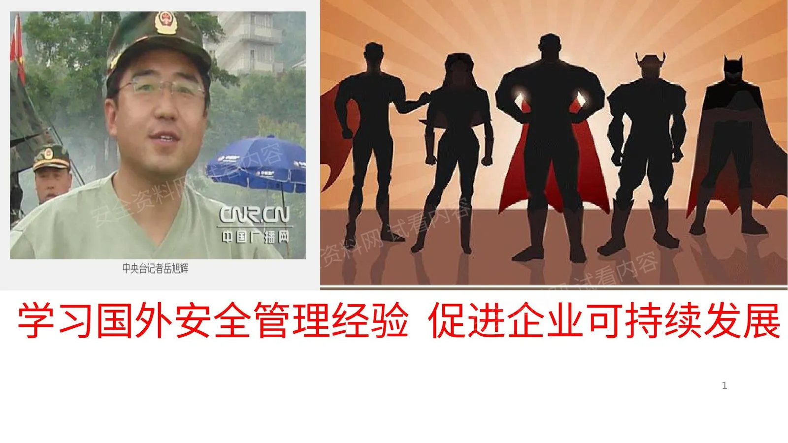 国外企业安全管理 第 1 页预览