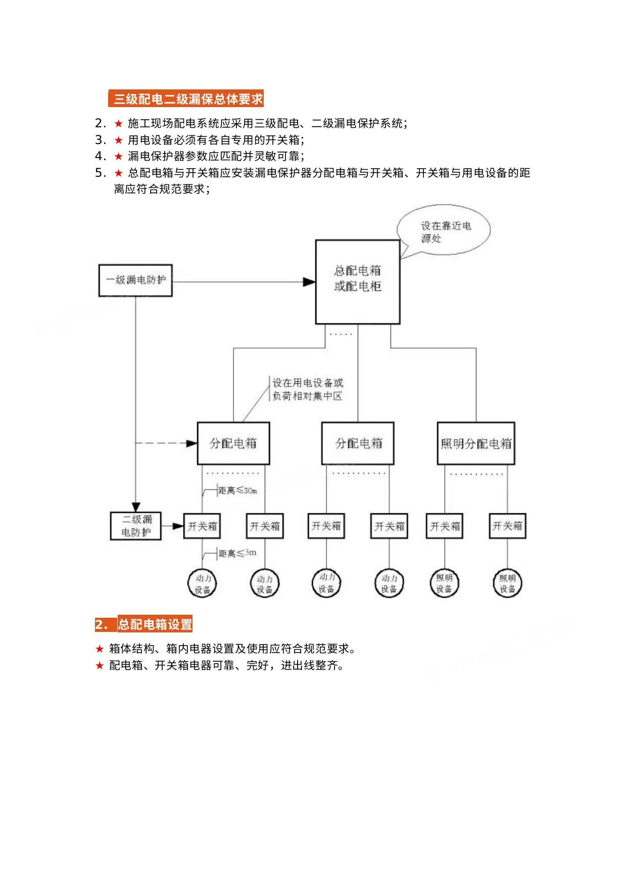 安全员必须搞懂三级配电二级漏保、一机一闸一漏一箱 第 1 页预览