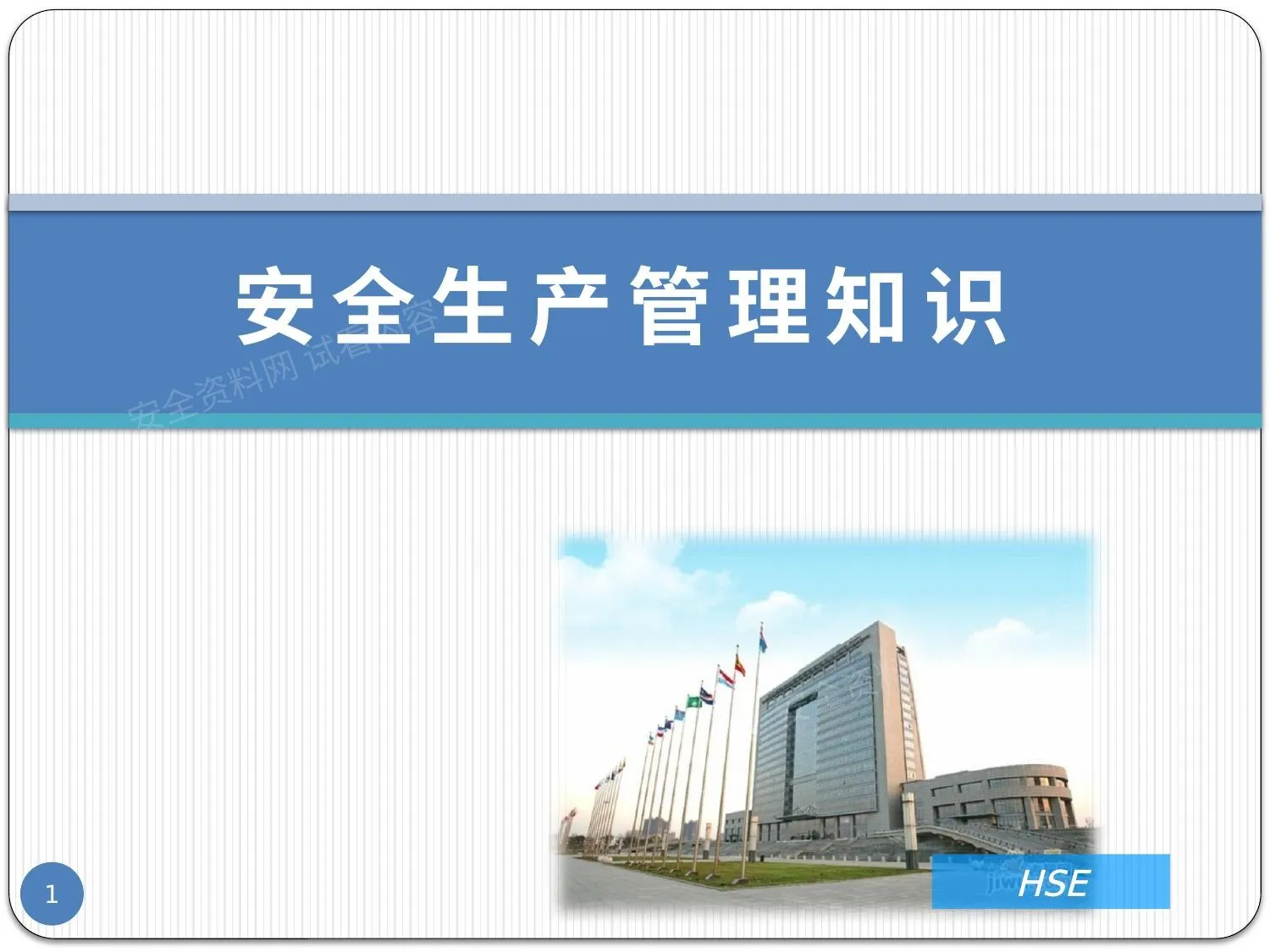 安全生产管理知识全面版附100道真题实例 第 1 页预览