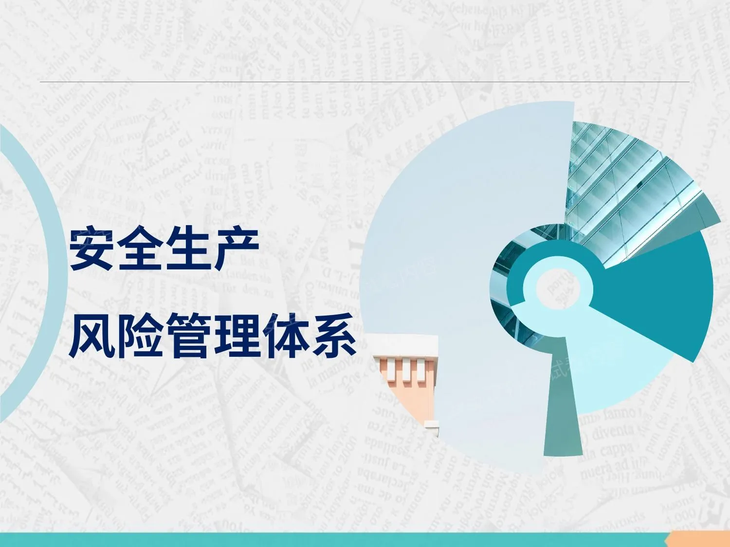 安全生产风险管理体系 第 1 页预览